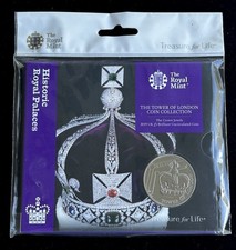 2019 The Tower Of London Coin Collection The Crown Jewels £5 Sealed Pack UK