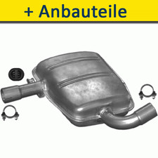 Mitteltopf Auspuff+ für VW CORRADO GOLF II 1.8 129/136/140PS 1986-1995