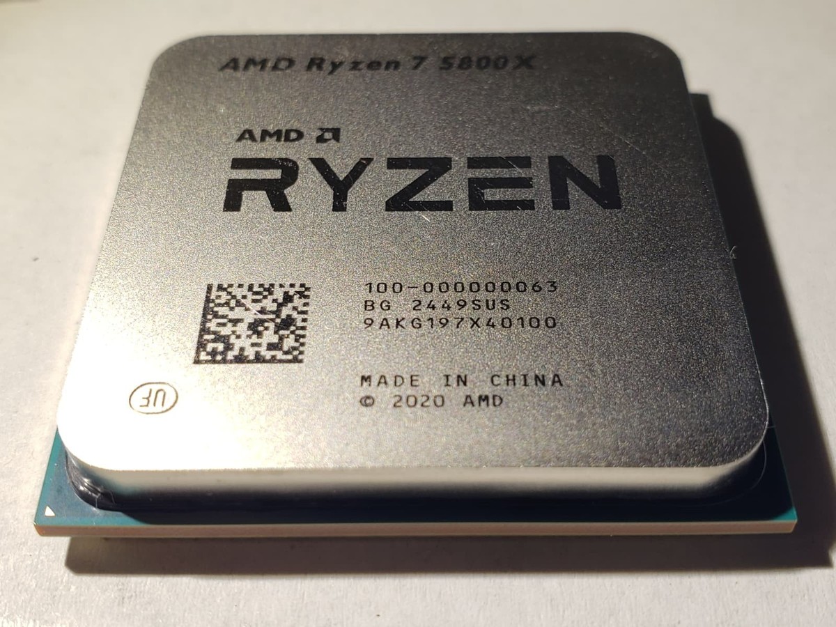AMD Ryzen 7 5800X Processor - Tested / Mint Condition / US Seller