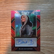 Blair Davenport 2023 Panini Select Signature Selections Red Prizm Auto /49 WWE