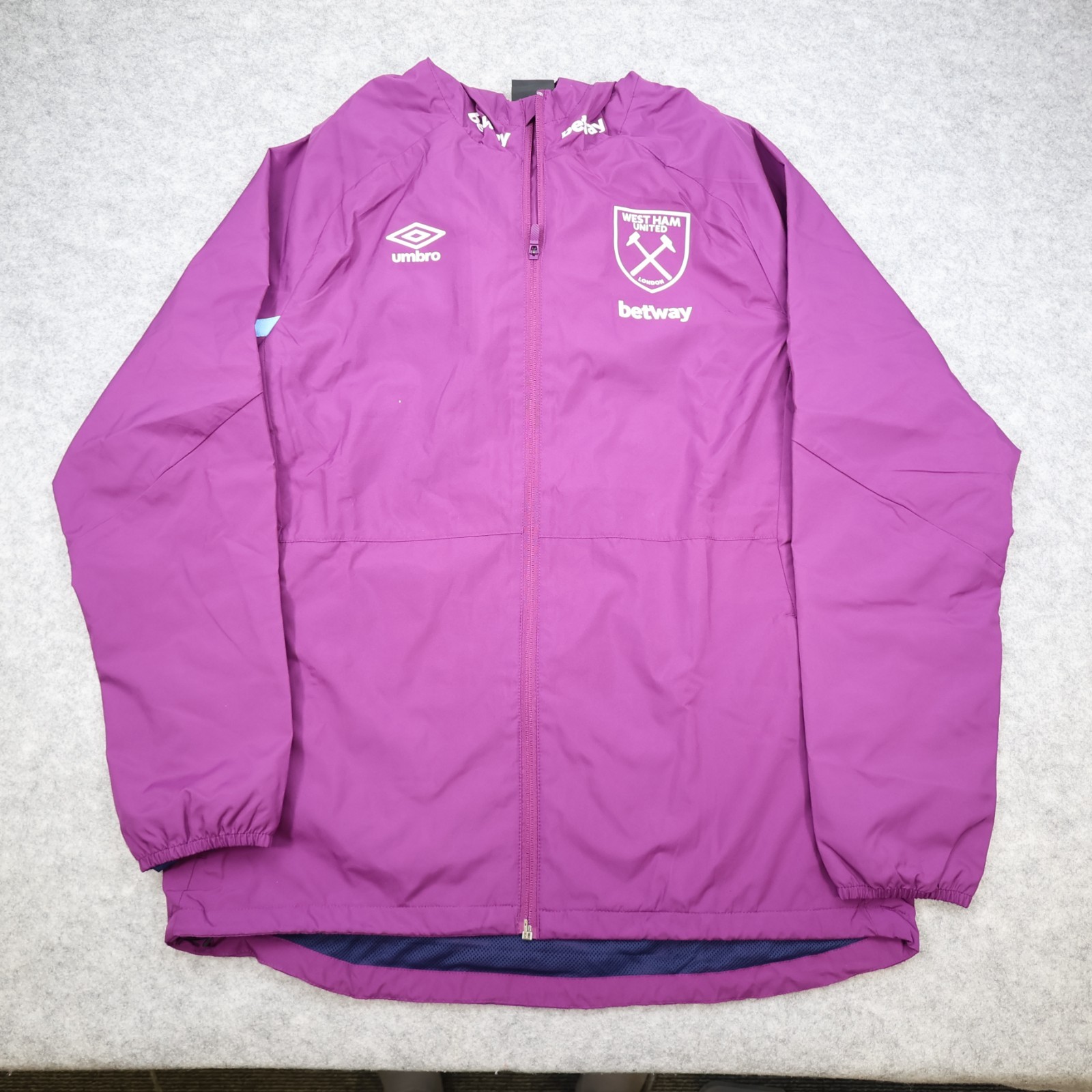 West Ham United Jacket Extra Large Purple Jacket Umbro 2018 2019