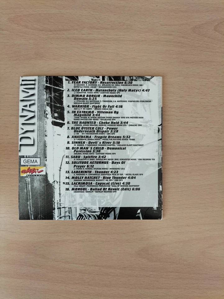 CD Rock Hard, 1 6x Dynamit, Vol. 12 1998, Iced Earth, In Extremo, Fear Factory - Bild 2 von 3