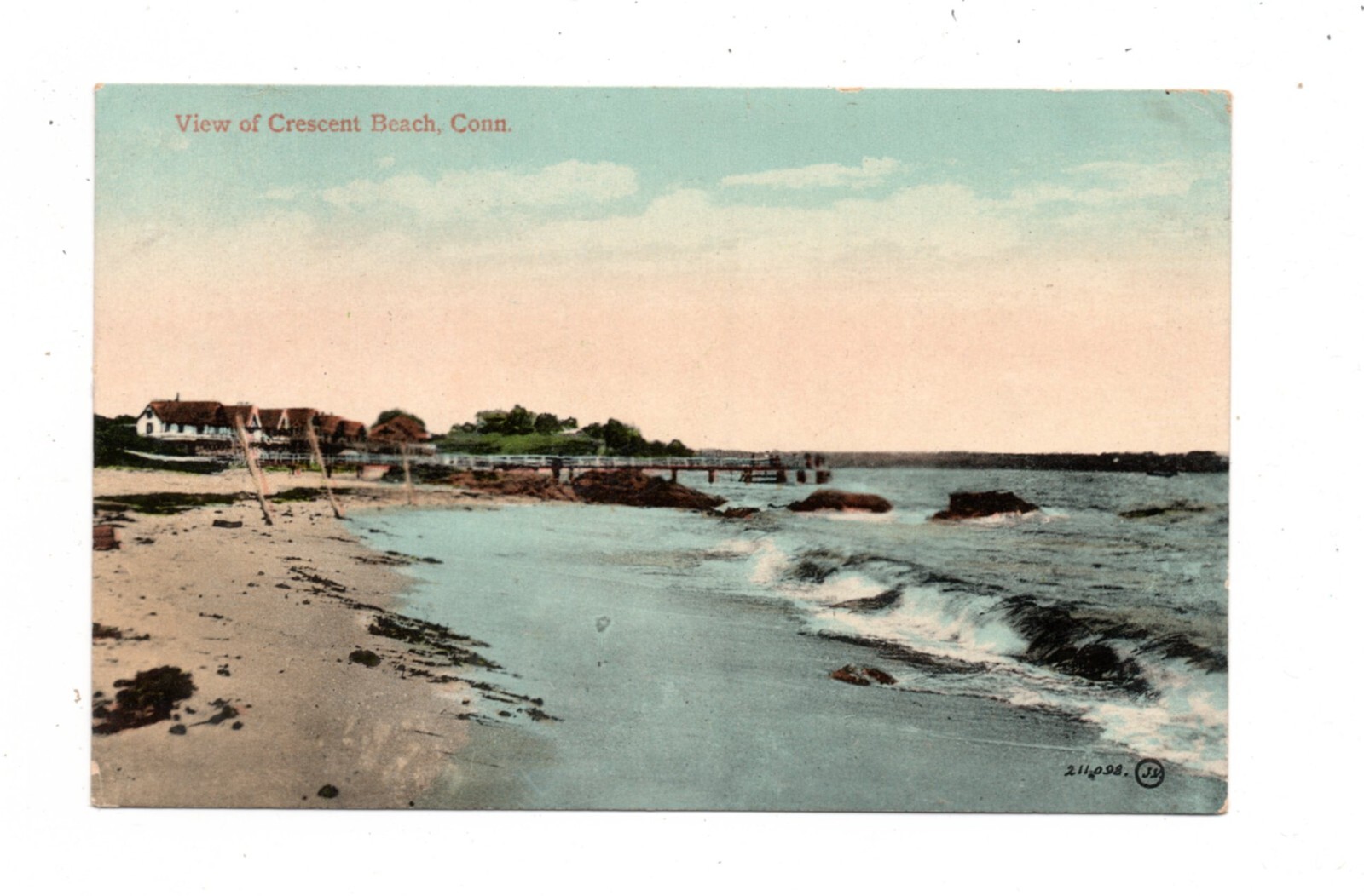 NIANTIC, CT CRESCENT BEACH, DOCK, HOMES used 1910 eBay