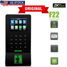 Zkteco F22 Wifi ID Biometric Fingerprint Time Attendance Access Control Terminal