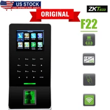 Zkteco F22 Wifi+ID Biometric Fingerprint Time Attendance Access Control Terminal