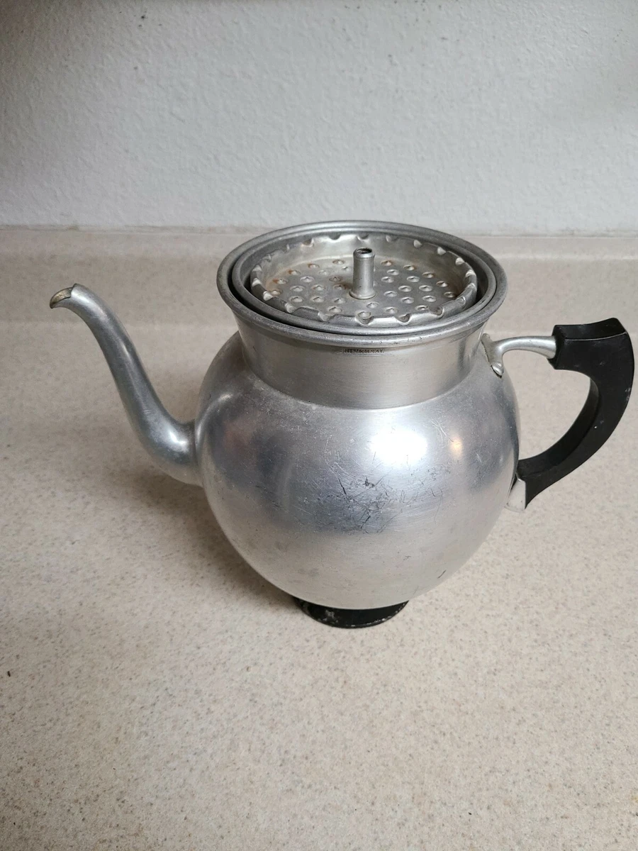 Landers Fary Clark Universal Fire King 476 Stove Top Coffee Pot Percolator  | eBay