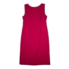 Clifford & Willis Dress Womens 6 Red Sheath Open Back Preppy Party Cocktails