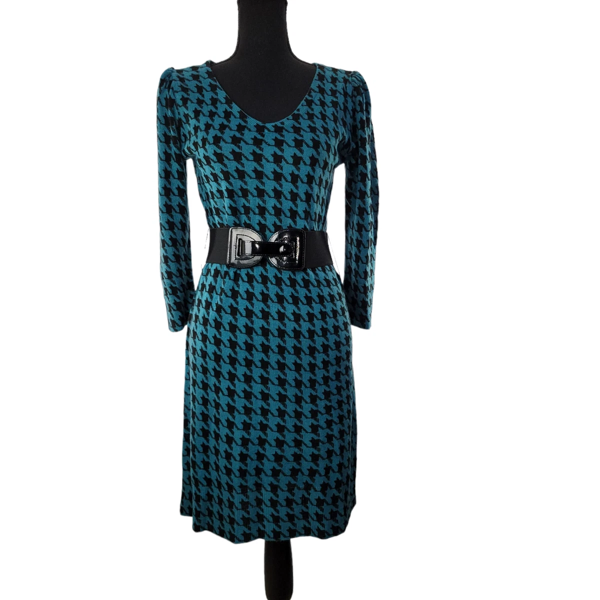 新品送料無料 Her lip to - Houndstooth Belted Knit Dressの通販 by
