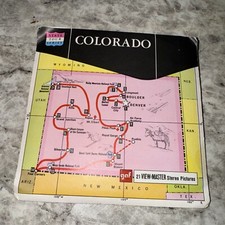 Complete set of three vintage View-Master reels Colorado 1950s