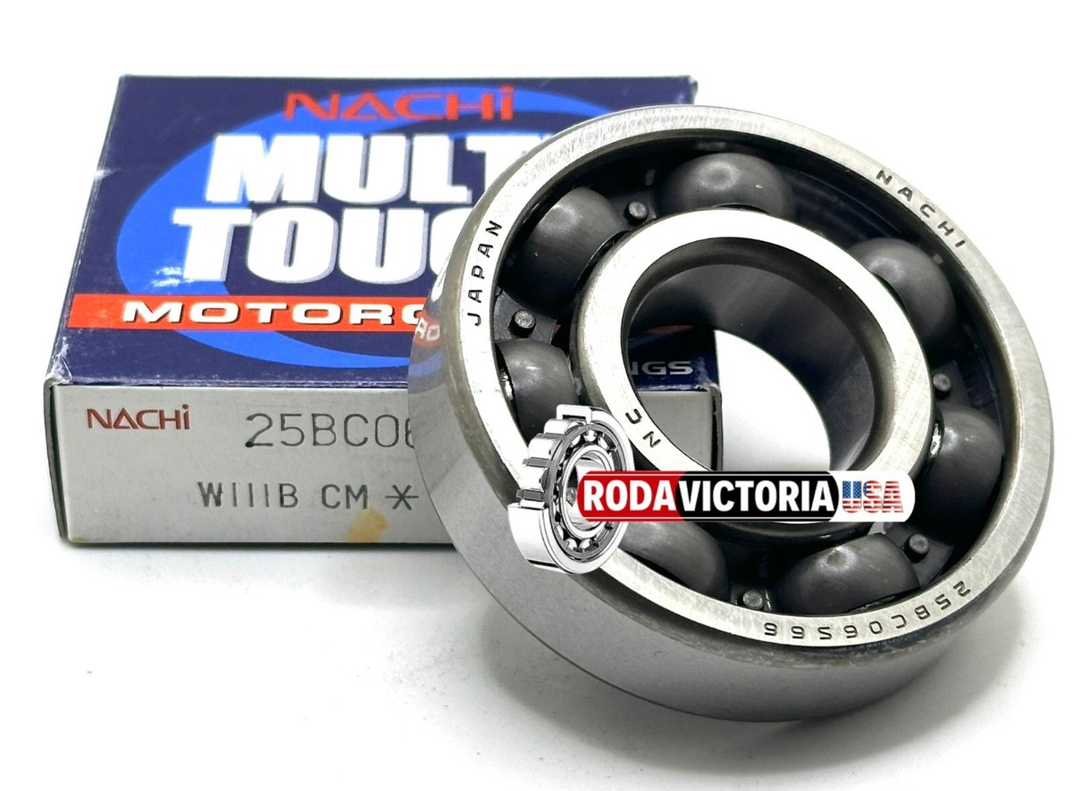NACHI JAPAN 25BC06 BALL BEARING for YAMAHA 93306-30556 25x62x16mm