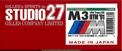 STUDIO27 1/24 Trans Kit BMW M3 ''DTM1991''