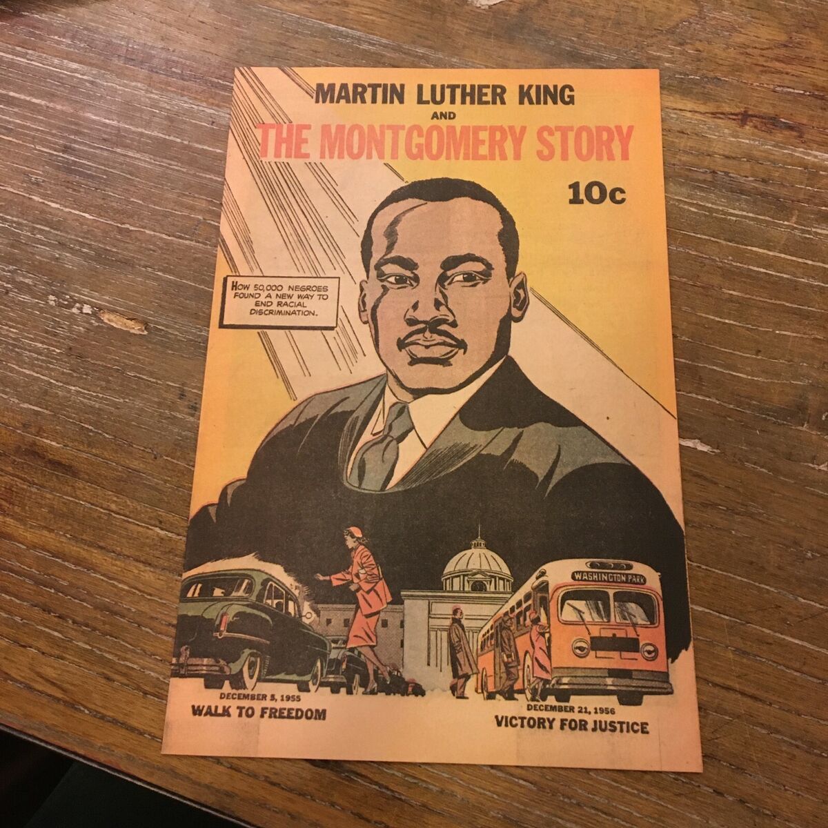 1956 Martin Luther King Montgomery Story Comic Book