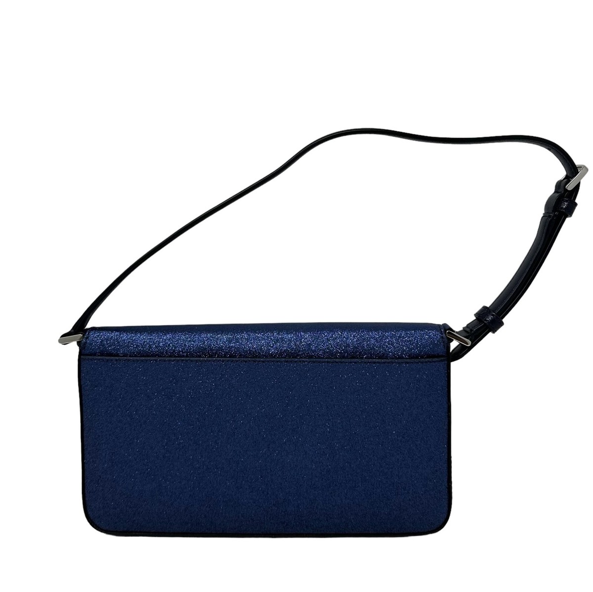 Kate Spade Smooth Glitter Tinsel Flap Shoulder Bag In Parisian