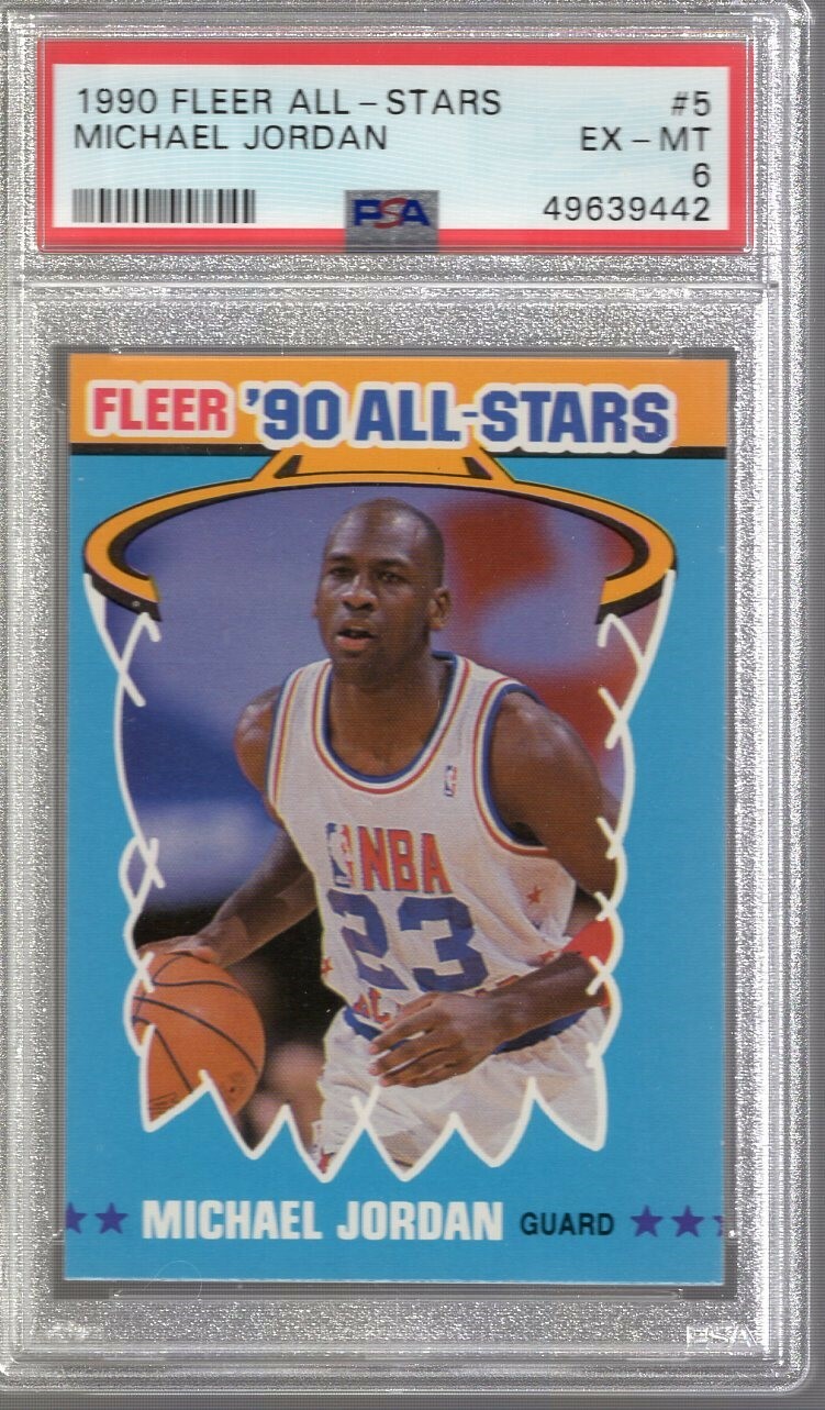 michael jordan 1990 fleer all stars 5