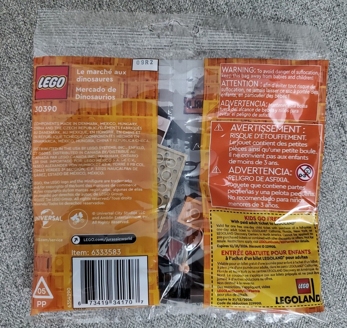 Lego Jurassic World Dominion 30390 Dinosaur Market Minifigure