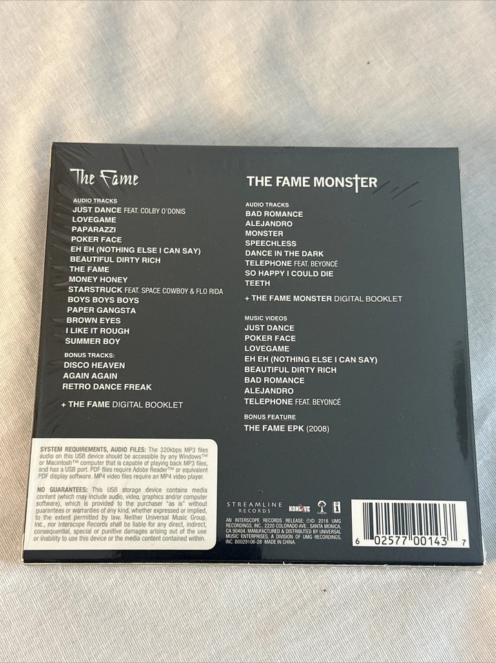 Lady Gaga: The Fame Fame Monster 10th Anniversary Limited Edition USB - Bild 2 von 2