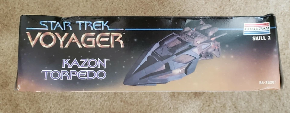 Monograma Star Trek Voyager KAZON TORPEDO Modelo Kit #85-3608 Bolsas Selladas Foto 3 de 4
