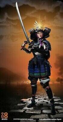Japanese Female Samurai RIN Black Armor Version 1/6 i8 TOYS i8