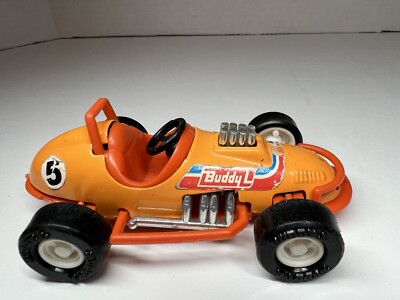 VINTAGE 1979 BUDDY L ZIP WHEEL SPRINT RACER #7 PLASTIC TOY RACE
