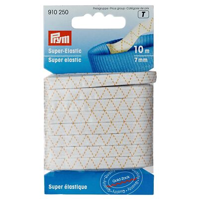 Prym Super-Elastic weiß 7mm 10m