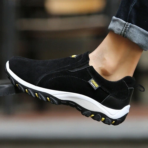 Mens Casual Breathable Loafers Shoes Running Walking Slip on Sports Sneakers Gym - Bild 8 von 49