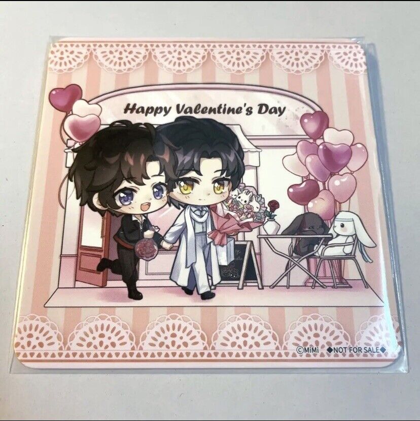 Mo Dao Zu Shi MDZS Clear Poster A3 Coaster Set Cafe Valentine