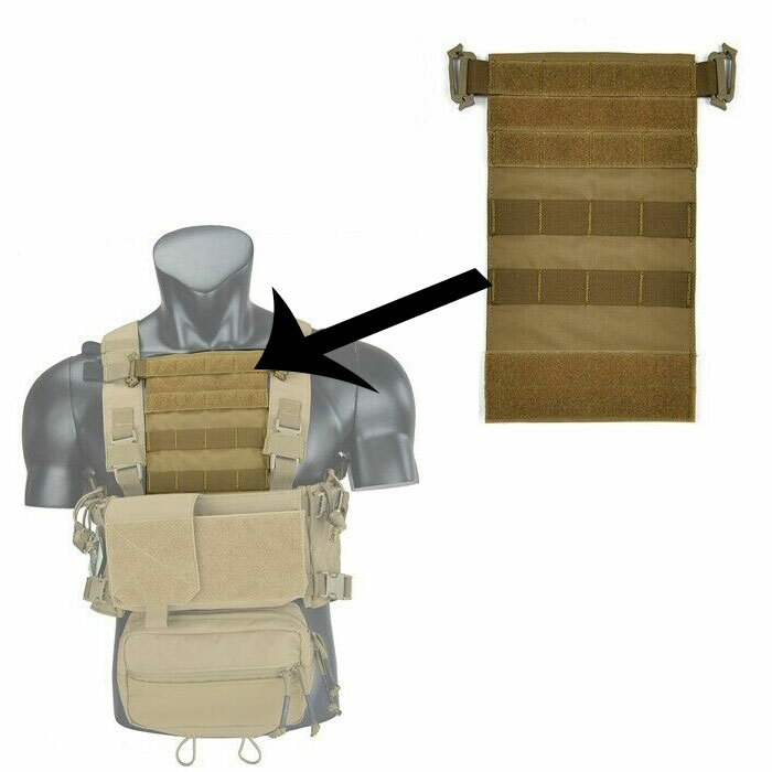 Tactical Chest Plate Molle Modular Panel for MK3 MK4 Chest