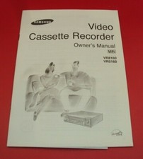 SAMSUNG - OWNERS MANUAL - FOR VHS VIDEO CASSE...