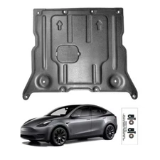 For Tesla Model Y 2020-2022 Engine Splash Shield Chassis Armor Under Guard Black