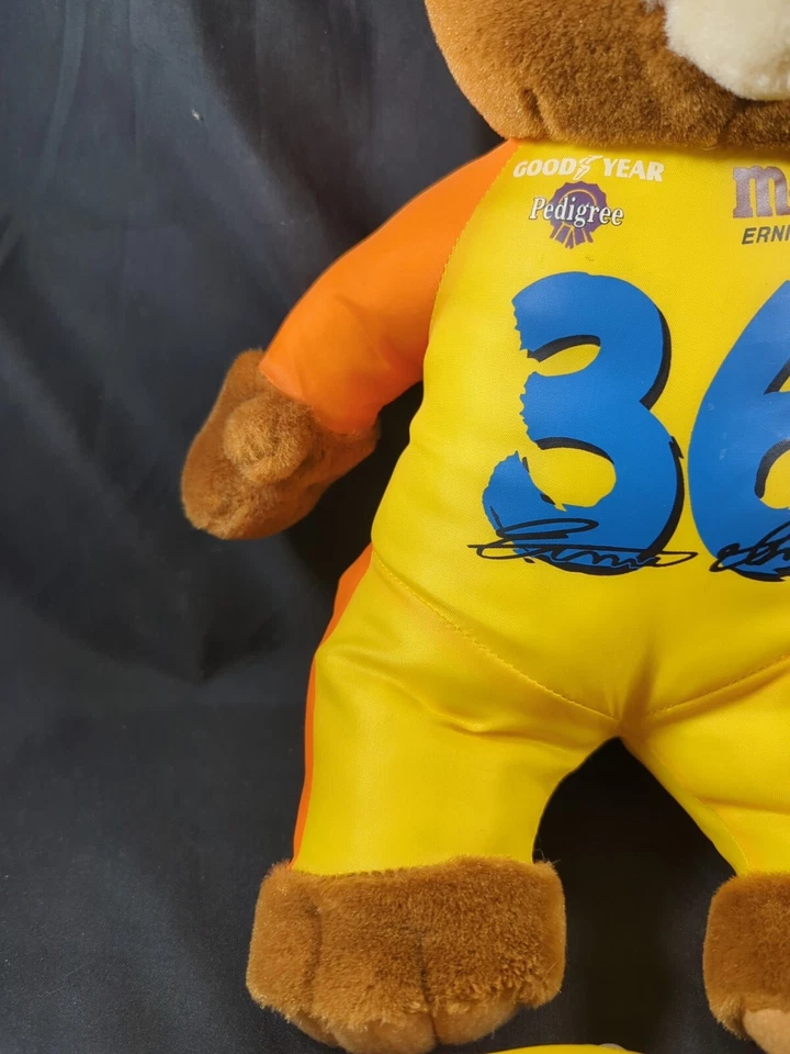 Oddzon Motorsports 1998 #36 Ernie Irvan M&M's 8,5" coche y 13" oso de peluche lote raro Foto 4 de 4