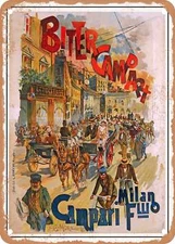 METAL SIGN - 1894 Bitter Campari Vintage Ad