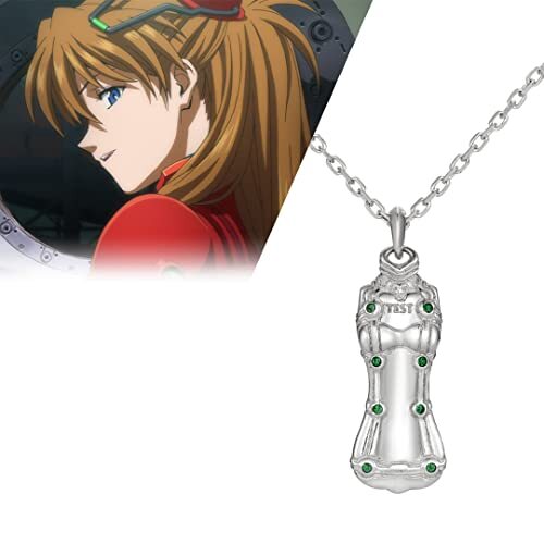 U-TREASURE EVANGELION Plug Suit Necklace TEST ASUKA Langley Silver
