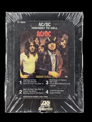 SEALED, AC/DC   Highway To Hell TP 19244, 8-Track Cartridge, US, 1979