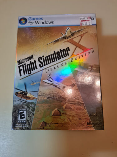Microsoft Flight Simulator X - Deluxe Edition - US BOX + Handbuch - Bild 1 von 7