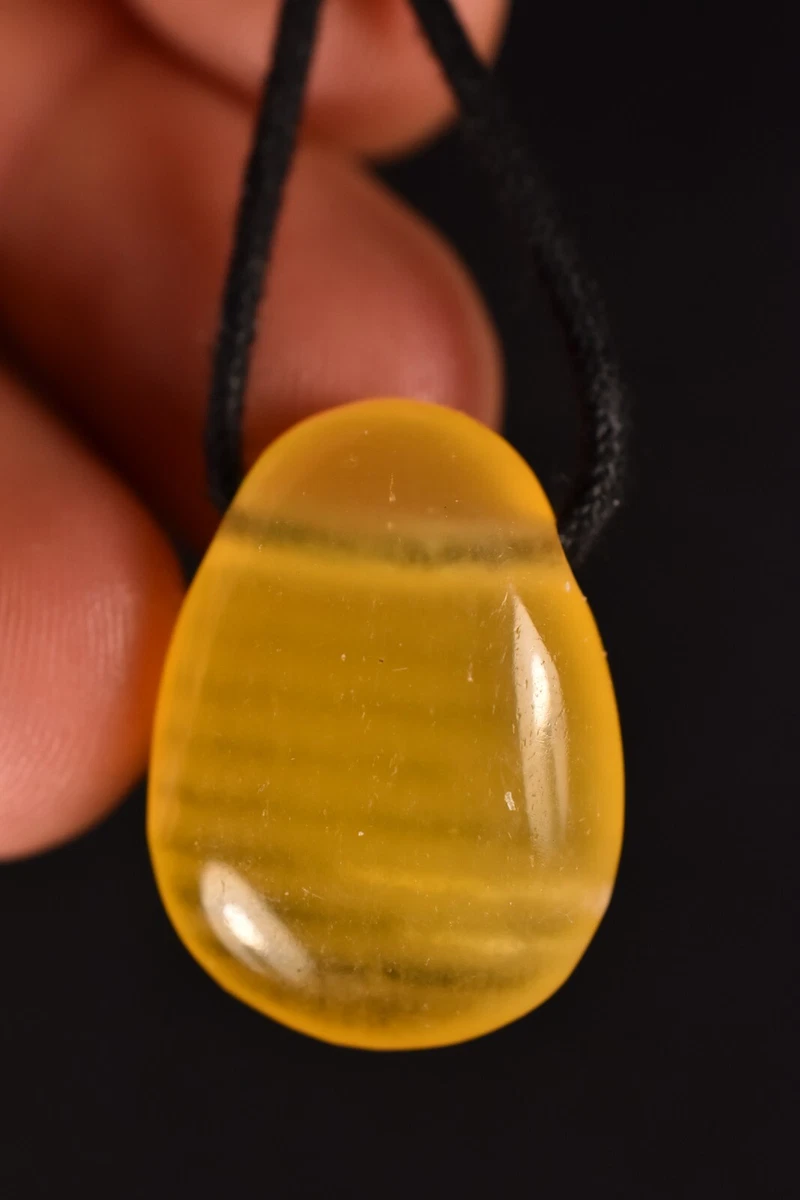 Orange calcite hotsell pendant