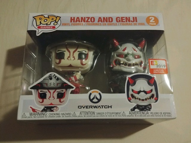 Funko Pop E3 2019 Hanzo Genji Vinyl Figure Set 2 Overwatch for sale online | eBay