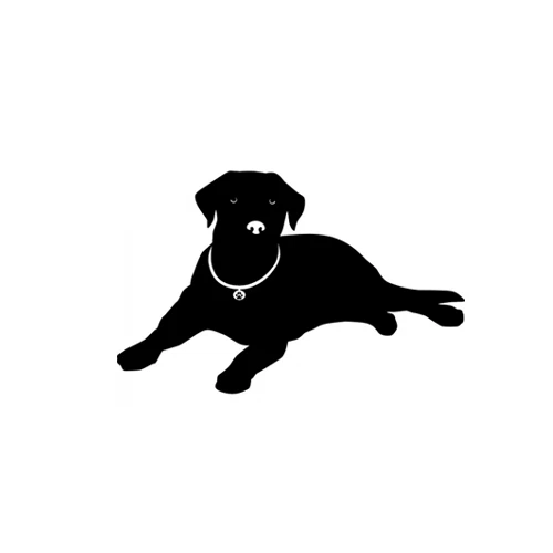 Labrador Dog Vinyl Decal Sticker for Car Window Bumper Laptops Mackbook Air Pro - Image 2 of 4