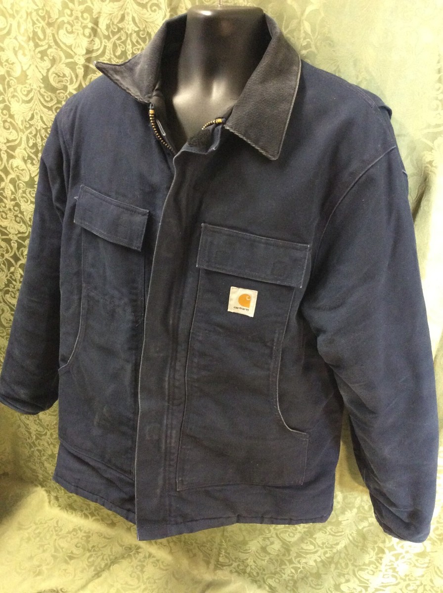 CARHARTT 44 tall quilted LINED DETROIT JACKET Coat RN#14806 CARHARTT 44 tall quilted LINED DETROIT JACKET Coat RN#14806