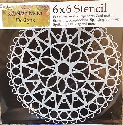 The Crafters Workshop - Mini Buntglasschablone - Rebekah Meier - 462 - NEU
