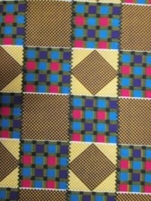 African Fabric Kente African Print KEP 86 6 Yards 100 Cotton