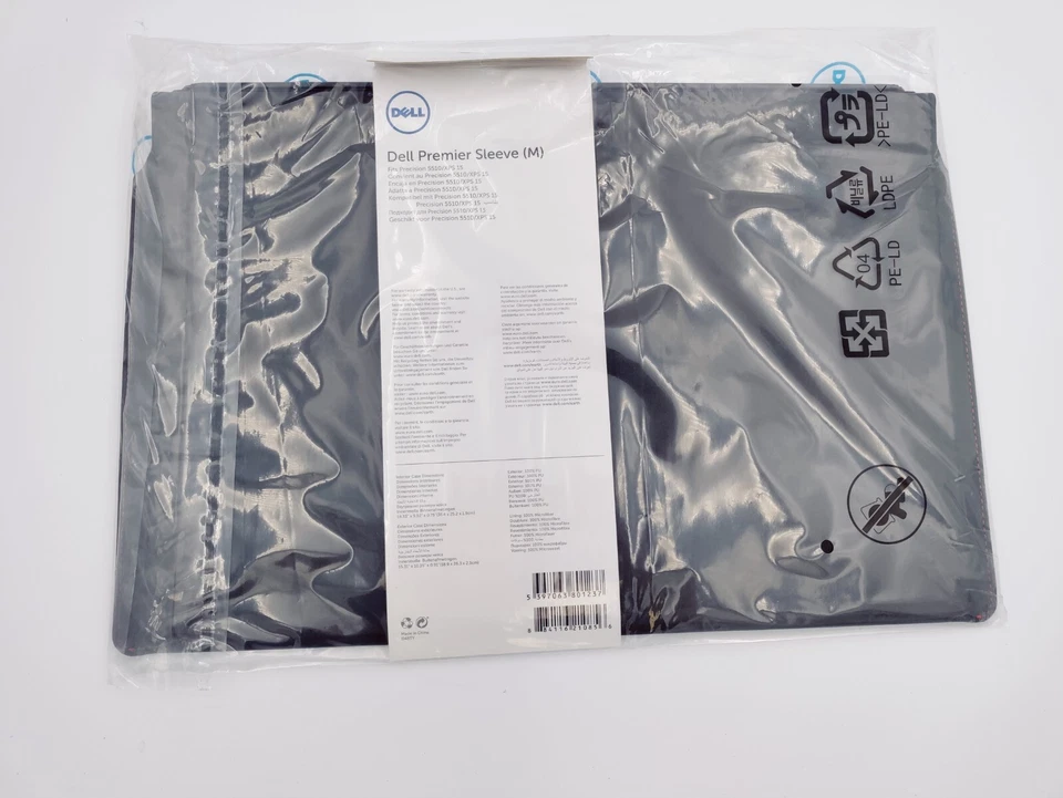 Funda para portátil Dell Premier OEM bolsa (M) XPS 15 precisión 5510 D48TY Foto 3 de 4