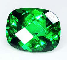 Certified Natural Tsavorite Garnet 10 Ct Loose Gemstone Cushion Cut Ring Gem A97