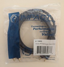 Velocity Impact Acoustics RCA Audio Interconnect Cable 6 Feet 