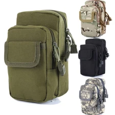 Tactical Molle EDC Pouch Multi-purpose Military Belt Waist Pack Bag Phone Pocket