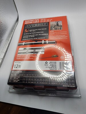 #ad #ad NEW EVERBILT 12 Foot Electric Pipe Heating Cable JHSD 84 1 FREE SHIPPING $11.88