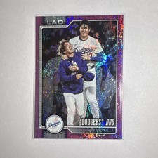 2026 Topps Series 1 Shohei Ohtani Yoshinobu Yamamoto Dodgers Purple Foil #265