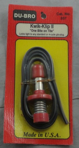 Du-Bro 666 Kwik Start Glo Plug Igniter | Accenditore Per Candele Glow, Con Caricabatterie E Klip Di Stoccaggio - 3