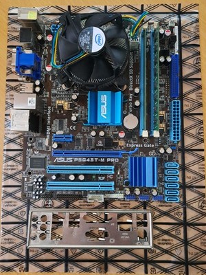 Asus P5G43T-M Pro, CPU Intel Core 2 Quad Q8300 2,5GHz, DDR-3 4Gb