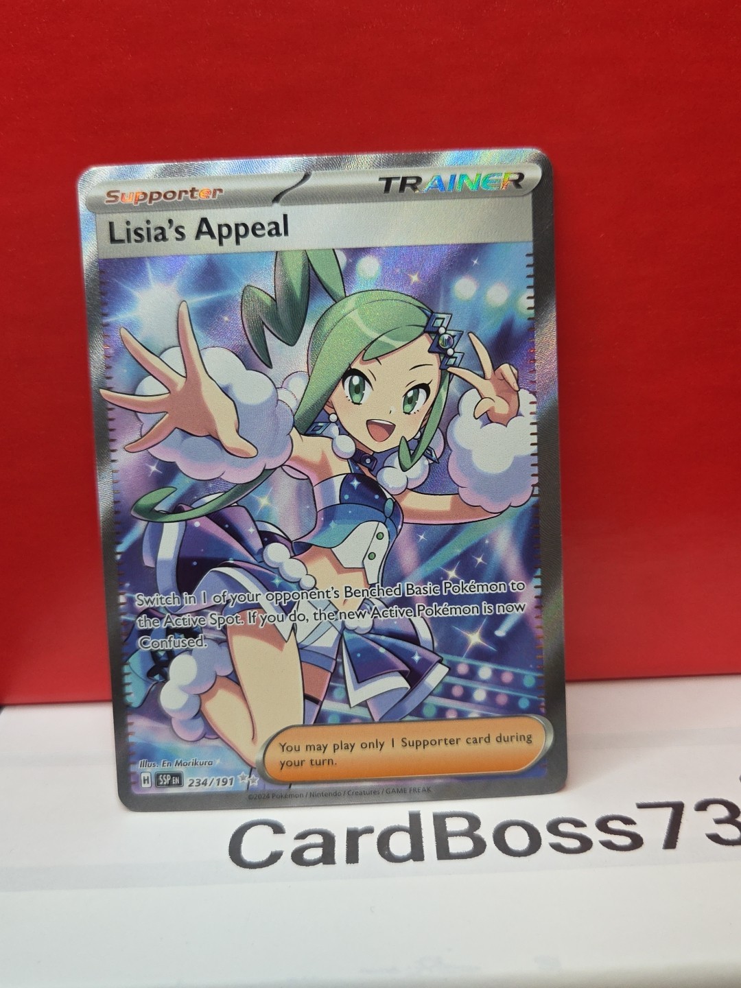 Lisia's Appeal 234/191 Sv08: Surging Sparks Holo