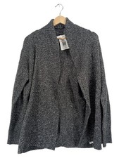 VERO MODA Damen Strickjacke Cardigan Gr. M grau meliert Oversize